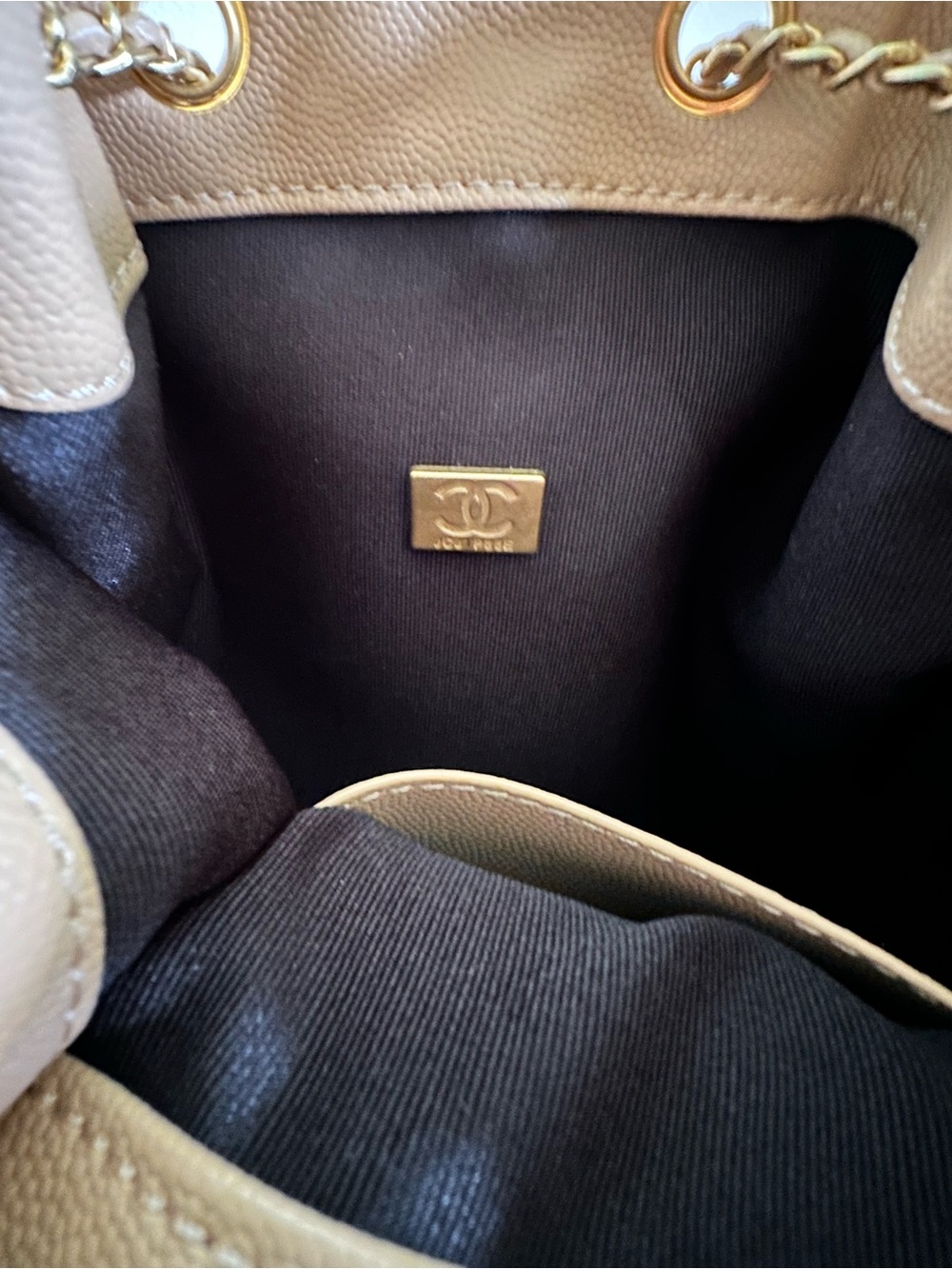 Pale Yellow Backpack - Picture 5 of 7